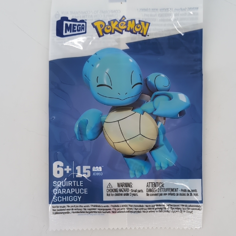 Mega Pokémon Building Set Mini Squirtle, Bulbasaur Charmander Pikachu Kanto - Picture 3 of 6